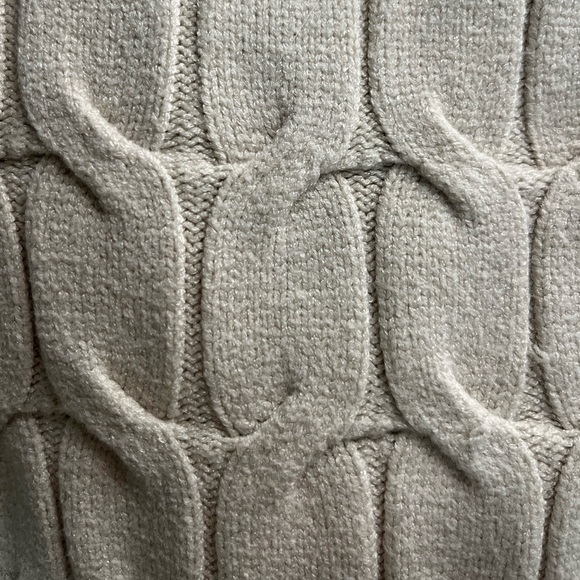 Trendy crème oversized sweater | Size: fits all - Picture 3 of 3